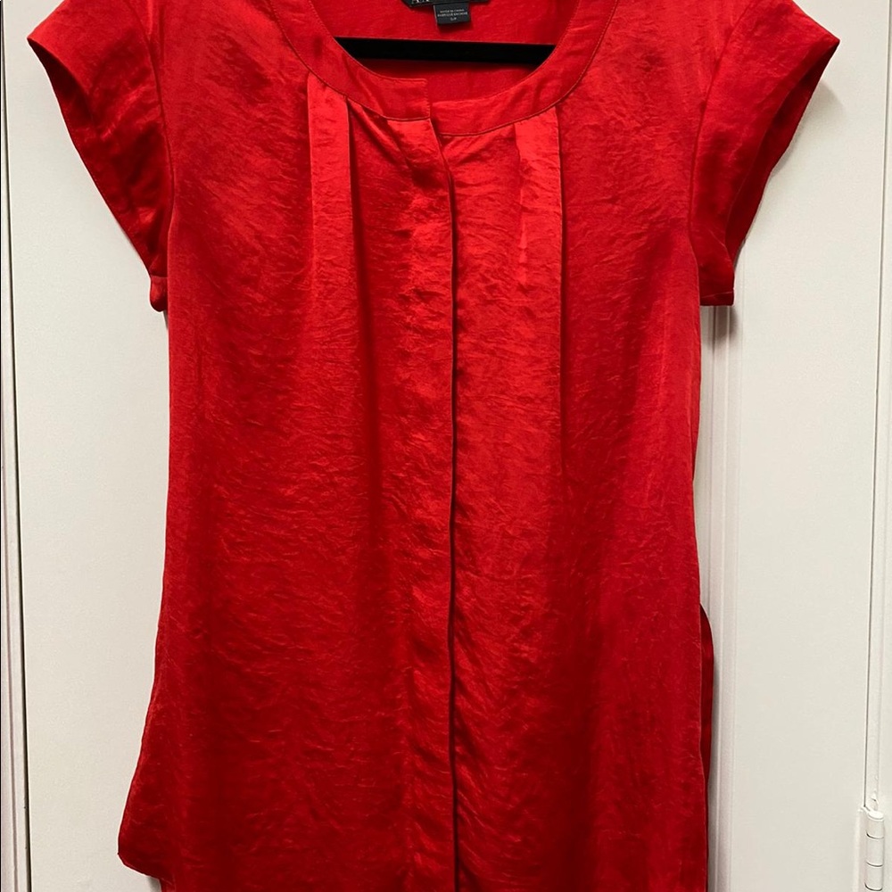 Red blouse